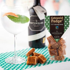Cotswold Gin Fudge  (Fairtrade) 150g