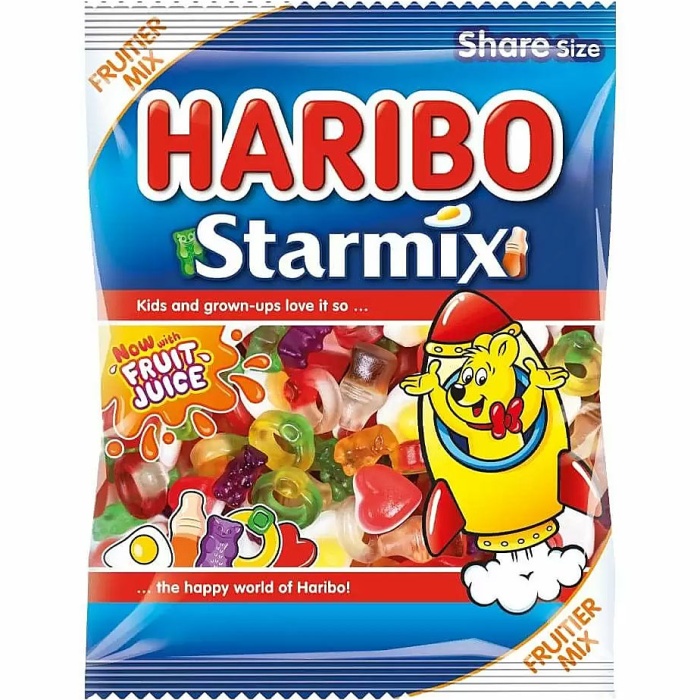 Haribo Starmix Large 160gram Bags (Case Of 12)