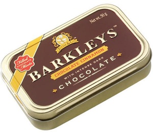 Barkleys Chocolate & Cinnamon Intense Mints (best before end Jan 2024)