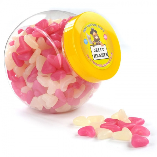 Jelly Bean Hearts Jar