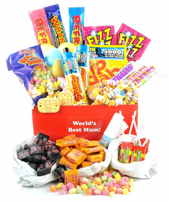 Retro Mother's Day Sweet Hamper Treasure Island Sweets