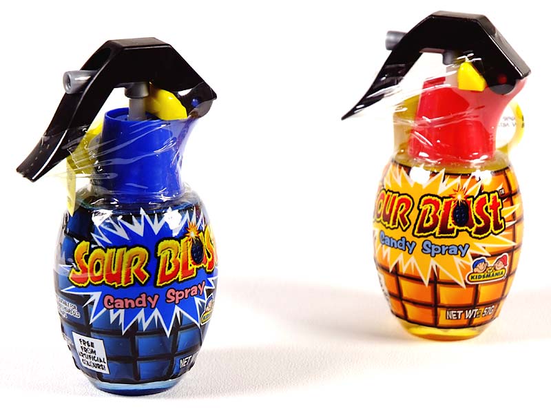 Sour Blast Hand Grenade Novelty Sour Sweets treasureislandsweets.co.uk
