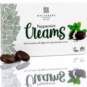 Whitakers Dark Chocolate Peppermint Creams 150g Gift Box