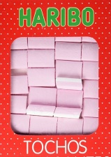 Haribo Tochos Strawberry Ice Square Bricks