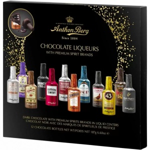 Anthon Berg Mini Chocolate Bottle Liqueurs (12pcs) 187g