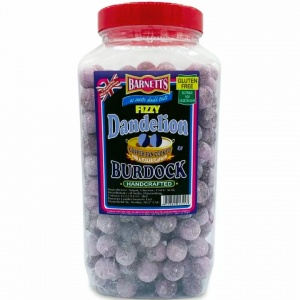 Dandelion And Burdock Fizzballs (Barnetts) Whole Jar