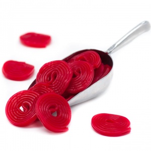 Cherry Liquorice Wheels