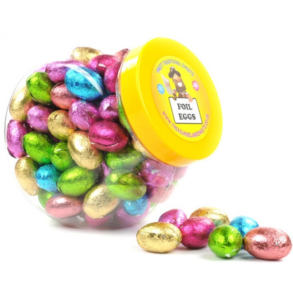 Mini Chocolate Easter Egg Sweet Jar