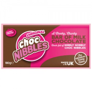 Chocolate Nibbles Milk Chocolate Bar 180g