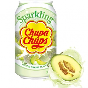 Chupa Chups Sparkling Melon Fizzy Drink Can