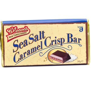 Sea Salt Caramel Crisp Chocolate Bar (Cleeves Irish Confectionery)