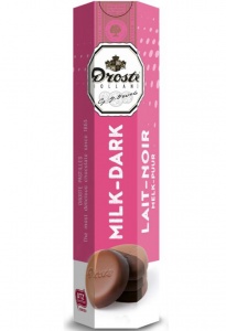 Droste Half Milk Half Dark Chocolate Pastilles