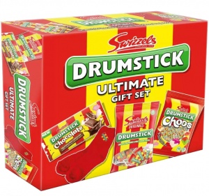 Swizzels Drumsticks Gift Box (Chocolate, Sweets & Socks)