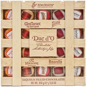 Duc d'O Liqueurs Wooden Crate 250g