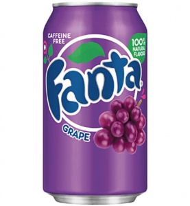 Fanta Grape USA Soda Can 355ml