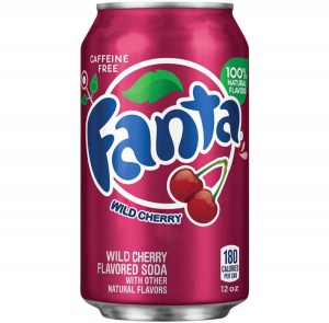 Fanta Wild  Cherry USA Soda Can 355ml