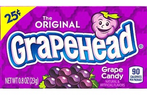 Grapehead Candy The Original Grape Head