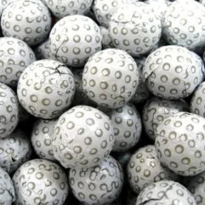 Golf Balls Novelty Chocolate x 600 (3Kg Bag)