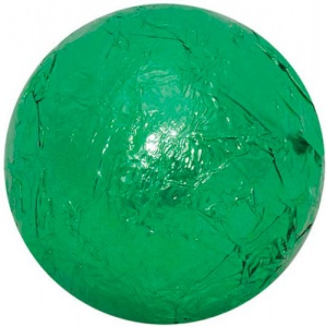 Green Foil Wrapped Milk Chocolate Balls 3Kg (600 balls)
