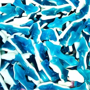 Gummy Foam Sharks (1Kg Mega Bag)