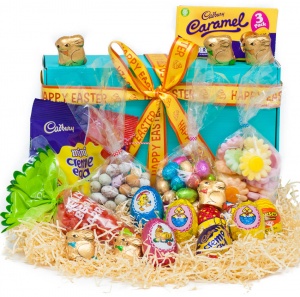 Happy Easter Chocolate Eggs & Sweets Hamper