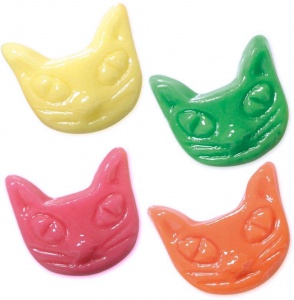 Jelly Cats (Heads) Fruit Flavoured Sweets