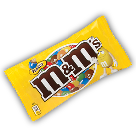 M&M's Candy King Size Packs - Peanut: 24-Piece Box