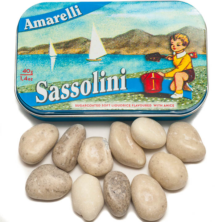Amarelli Sassolini Liquorice Pebbles