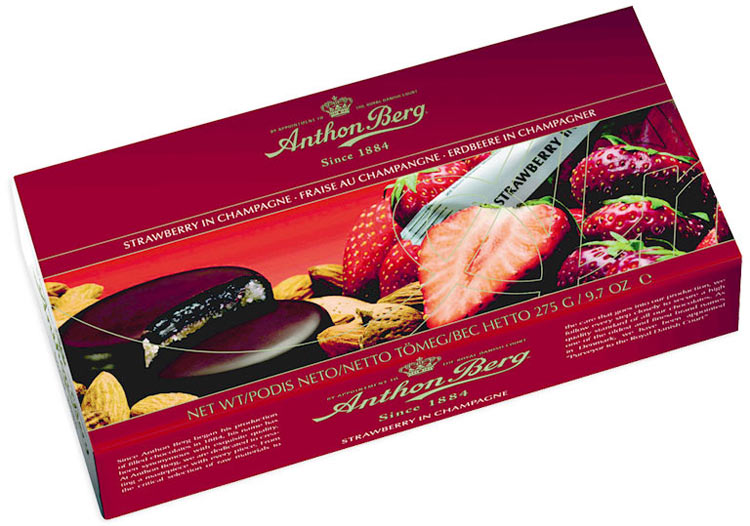 Anthon Berg Strawberry and Champagne Liqueurs