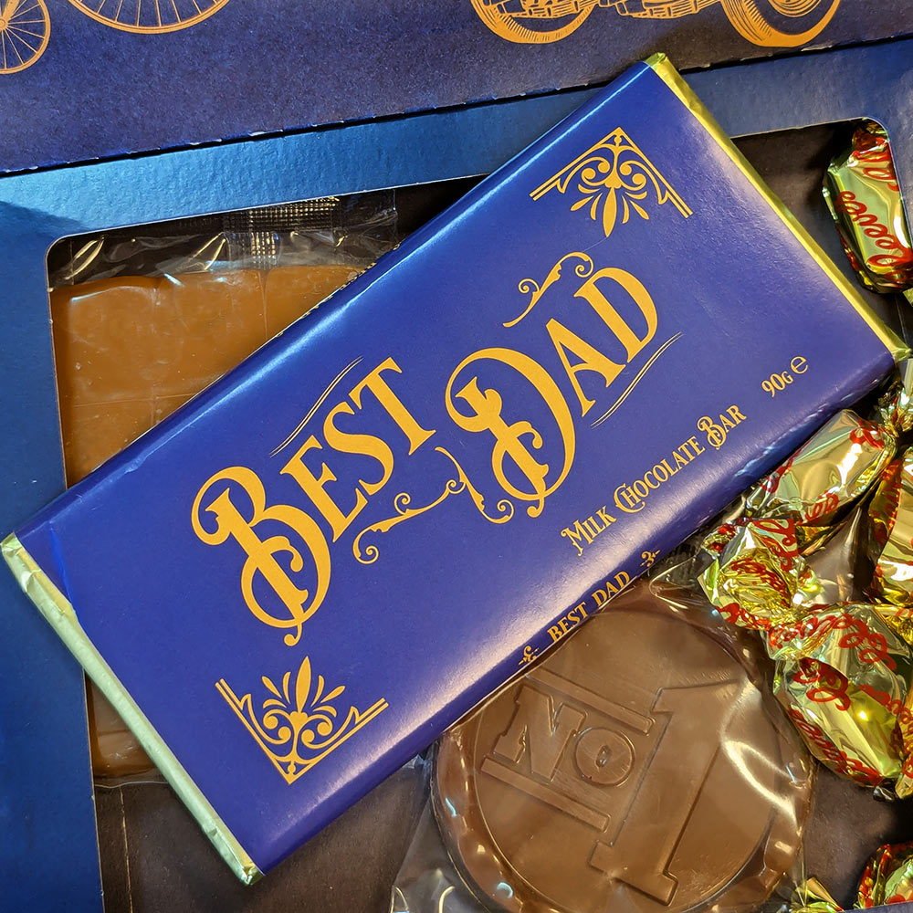 Best Dad Milk Chocolate Bar Fathers Day Gift Treasureislandsweets co uk Best Dad Milk Chocolate Bar Fathers Day Gift Treasureislandsweets co uk