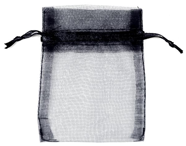 Black Organza Bags x 10