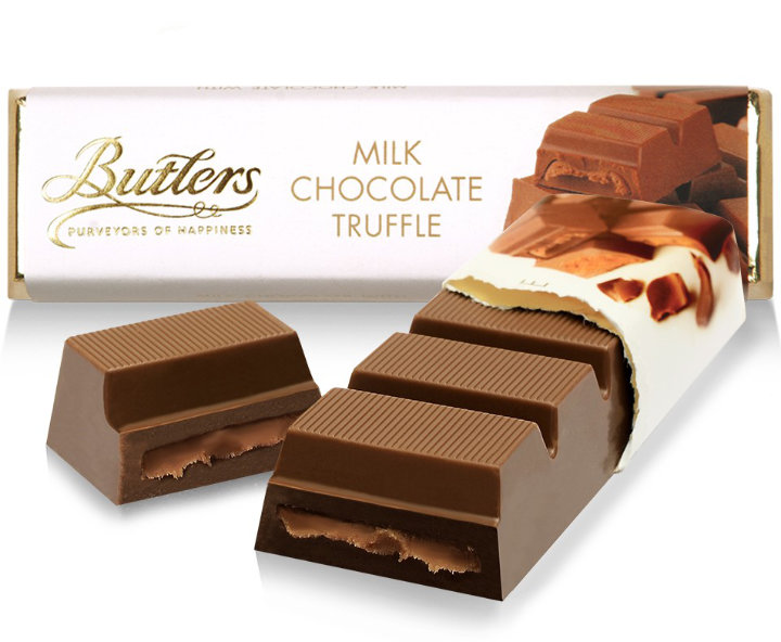Butlers Milk Chocolate Truffle Bar 75g