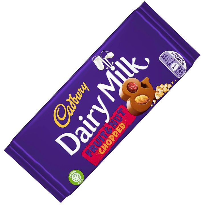 Cadbury Dairy Milk Fruit and Nut Bar 110gram