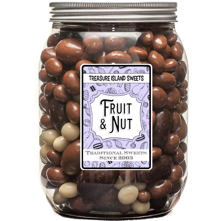 Fruit And Nut Chocolate Selection Jar