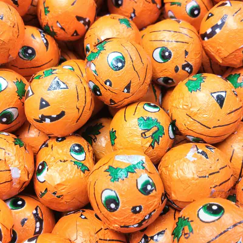 Mini Chocolate Pumpkins (600 balls) 3Kg