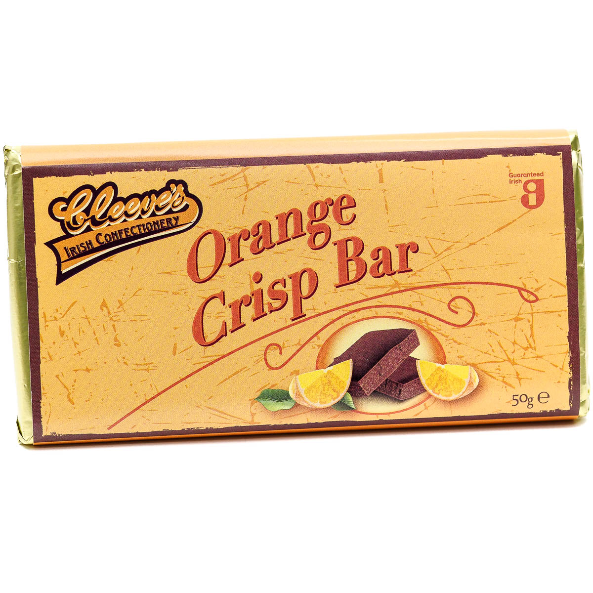 Orange Crisp Chocolate Bar (Cleeves Irish Confectionery)
