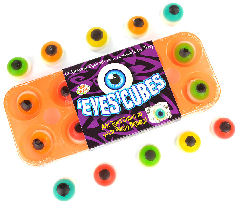 Jelly Eyeball Ice Cubes Halloween Sweets From Teasure Island Sweets