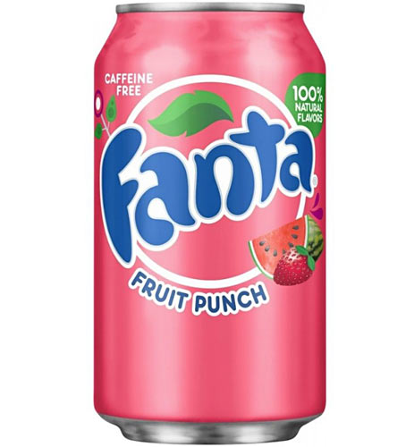 fanta fruit punch usa soda can 355ml