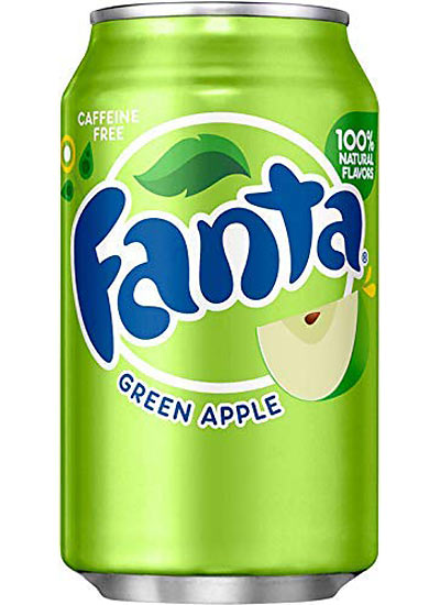 Fanta Green Apple USA Soda Can 355ml