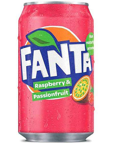 Fanta Raspberry & Passionfruit USA Soda Can 355m
