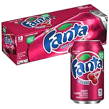 fanta cherry usa soda can 355ml