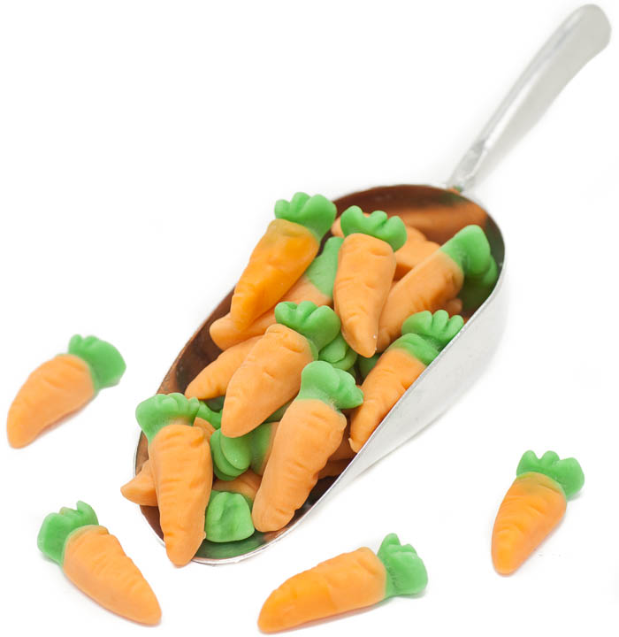 Jelly Carrots (Fruti Flavour Gummy Sweets)