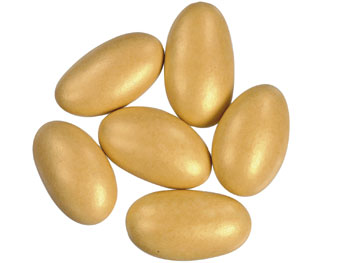Gold Sugared Almonds