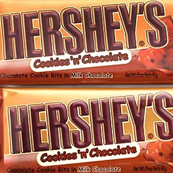 Hershey Cookies and Chocolate Bar