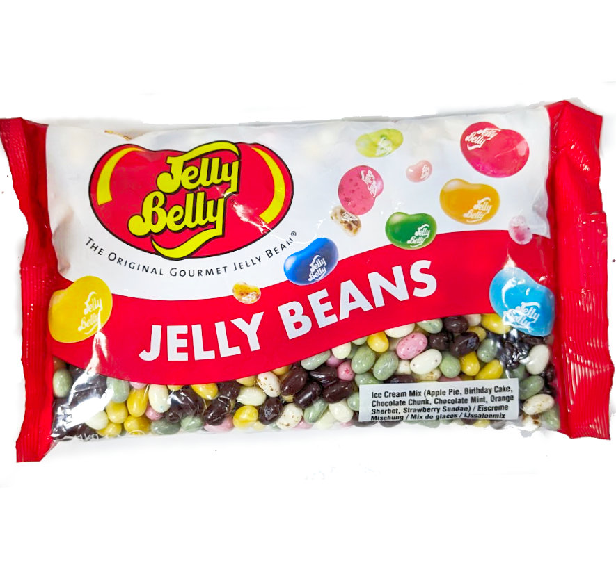 Jelly Belly Ice Cream Mix Jelly Beans Bulk 1Kg Bag ...