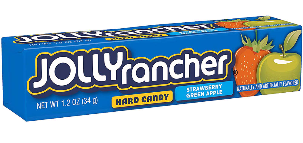 Jolly Rancher Hard Candy Strawberry Green Apple 34g Treasureislandsweets Co Uk