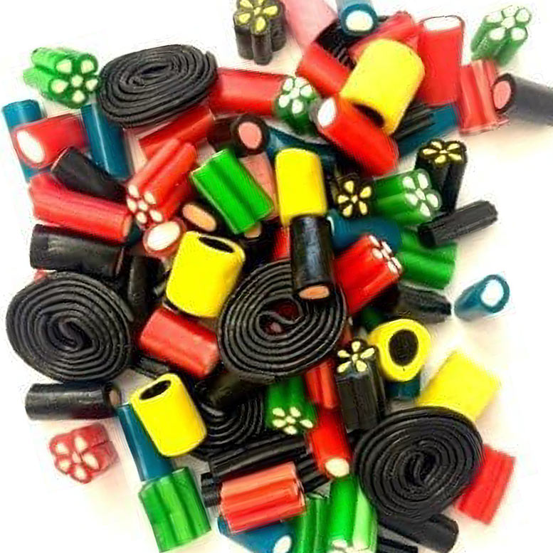 Liquorice Carnival Mix King Regal Spanish Liquorice 1Kg Bag