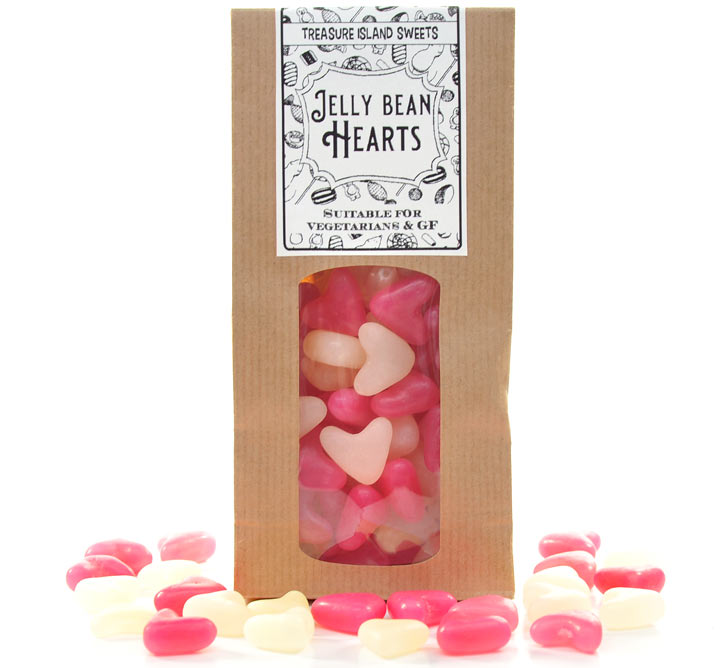 Eco Friendly Bag Of Jelly Bean Hearts