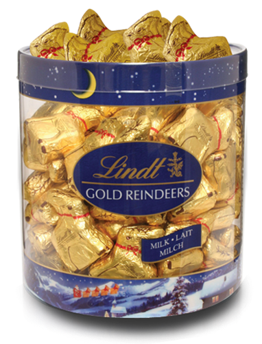Lindt Mini Chocolate Reindeer Box Of 67