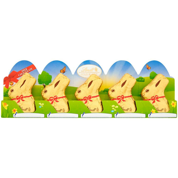Mini Lindt Easter Bunny Pack Of Five